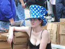 photo: board seller of her boyfriend radios