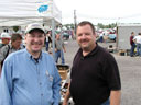 photo: KC2FXE and WB2FOF at the Rochester Hamfest