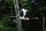 photo:  connection of 160 dipole and 40 inverted V